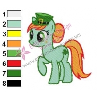 One Piece Chibi Lucky Filly Embroidery Design